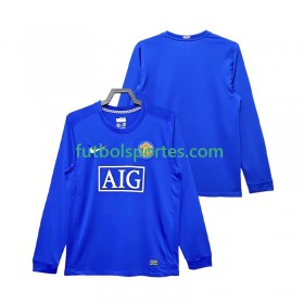 Camiseta Manchester United 2008 2009 Retro Tercera Equipación Manga Larga